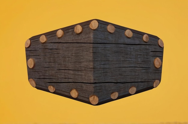 un objeto de madera con un cuadrado en él que dice quot x quot