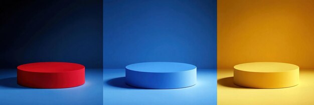 un objeto redondo en una superficie azul con una parte superior redonda