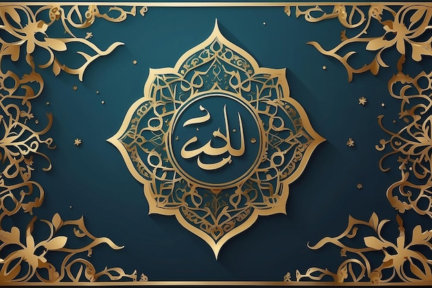 Objetos decorativos no Islã Ornamentos vetoriais para o mês de Ramadã ou Eid al-Fitr
