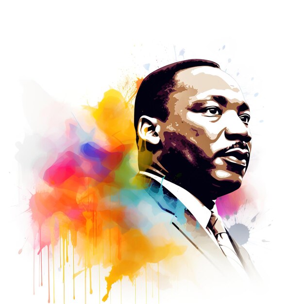 Foto obra de arte abstracta de mlk ilustración vectorial diurna