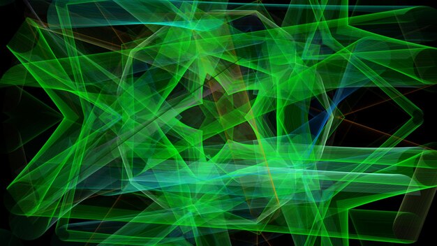 Obra de arte abstracto digital de Paint Kaleida