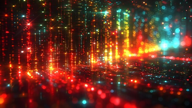 Obra artística de la bandera holográfica lenticular Una ilusión dinámica de D que cambia de perspectiva