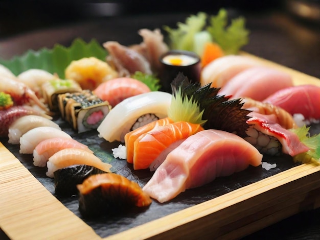 La obra maestra culinaria de sushi de primera calidad que eleva el plato tradicional japonés a nuevas alturas