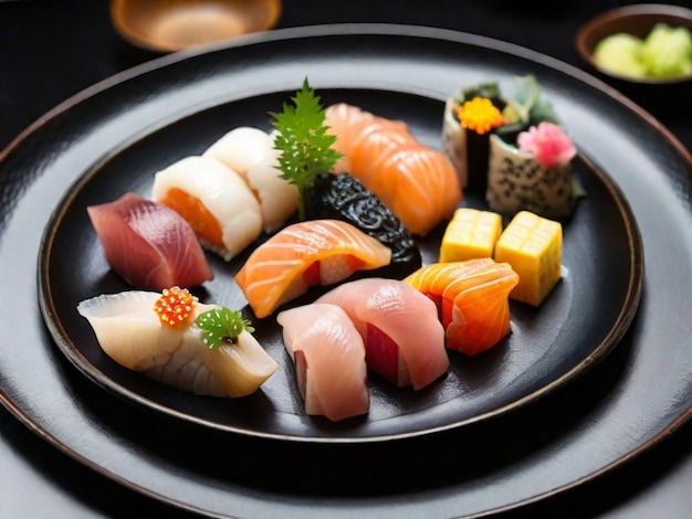 La obra maestra culinaria de sushi de primera calidad que eleva el plato tradicional japonés a nuevas alturas
