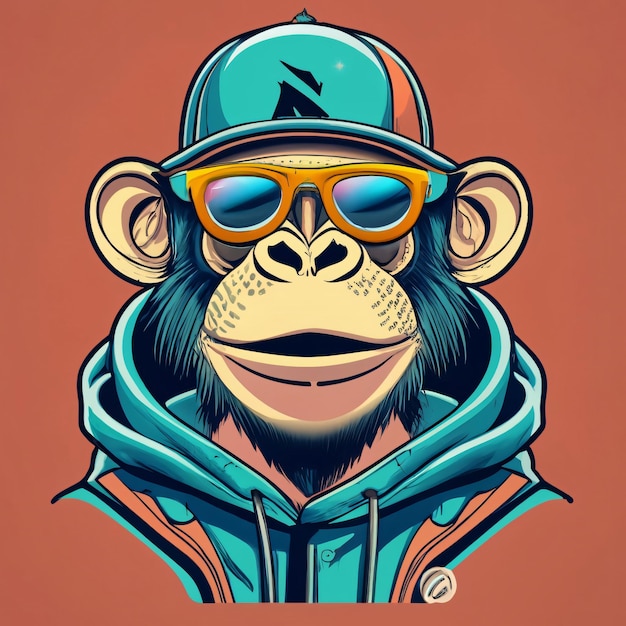 Obra-prima em pixels NFT exquisita Monkey Art desencadeada