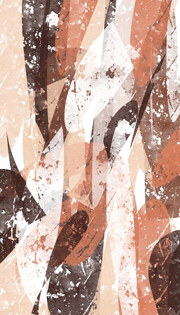 Obras de arte de textura abstracta con fondo de tonos beige marrón y naranja