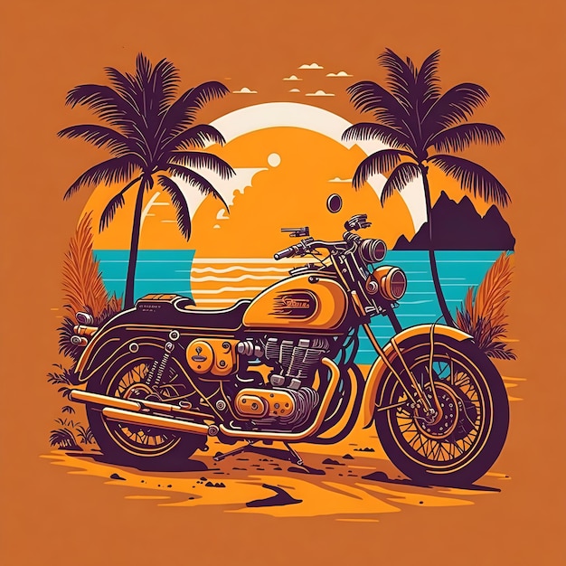 Obras de arte de design gráfico de camiseta design plano