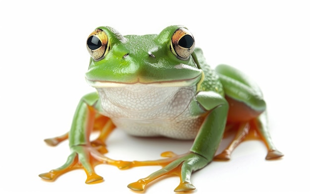 Foto observando la diversidad de las ranas