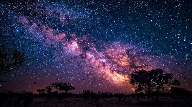 Observatorio del espacio profundo mirando las estrellas en el corazón del universo