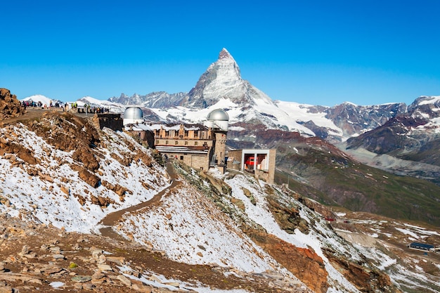 Observatório Gornergrat perto de Zermatt Suíça