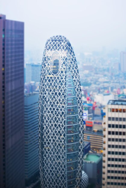 Foto desde el observatorio gratuito del edificio del gobierno metropolitano de tokio