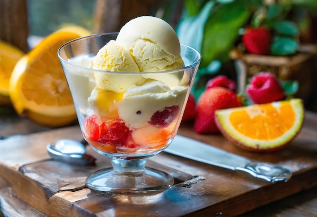 Foto obst-eis-dessert