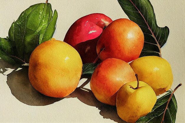 Obst und Gemüse Farbkunst