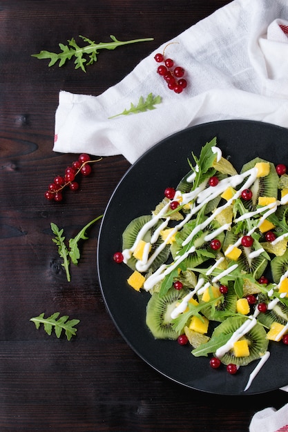 Obstsalat mit Joghurt