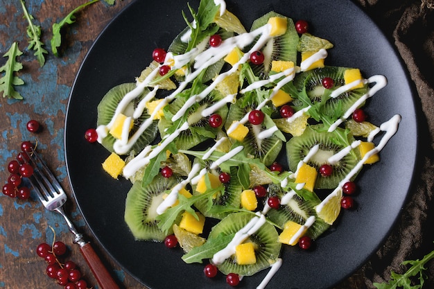 Obstsalat mit Joghurt