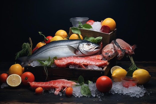 Ocean Bounty Uma deliciosa seleção de peixes e frutos do mar frescos