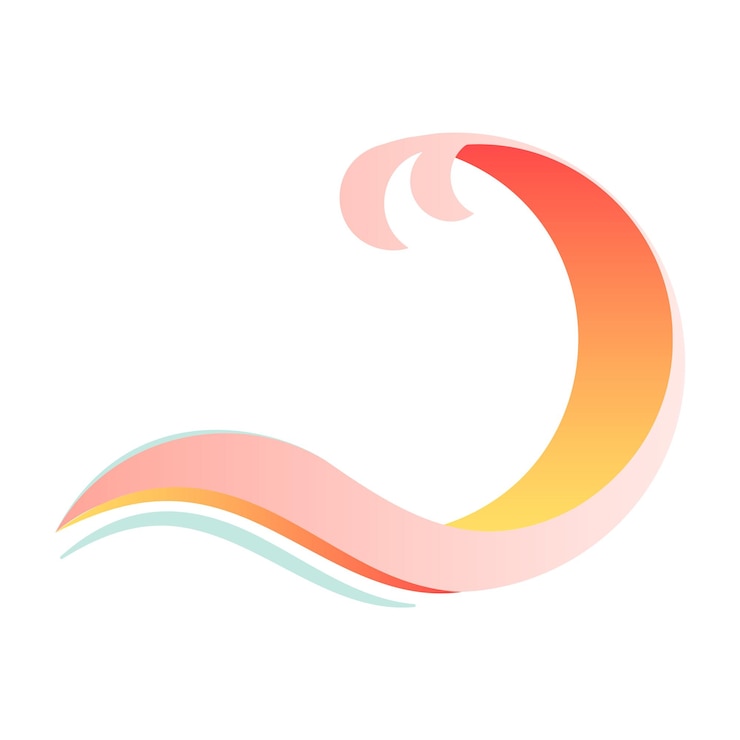 Foto ocean wave png-logoelement ästhetisch durchsichtiges wasser-clipart für unternehmen