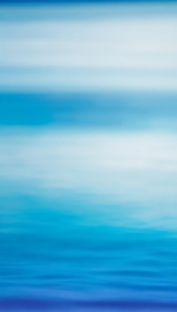 Oceanic Serenity Blur Abstract Background em Tranquil Oceanic Blue