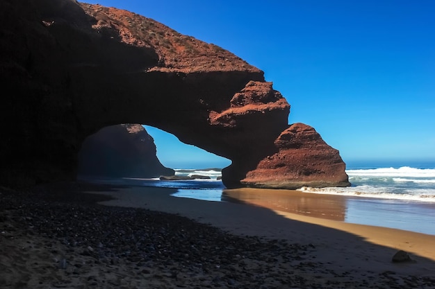 Oceano Atlântico Marrocos Legzira