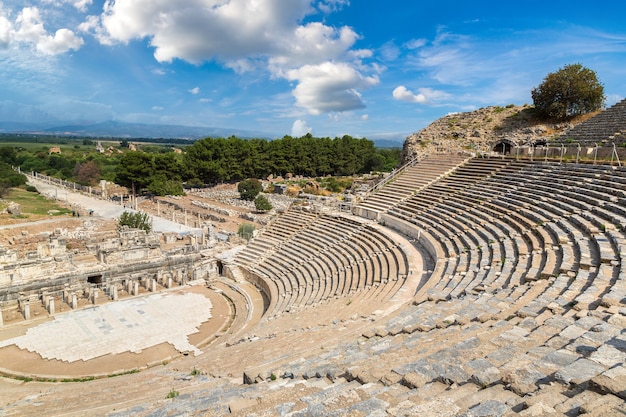 Odeon - pequeno teatro na antiga cidade de éfeso