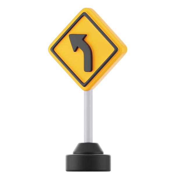 Öffentliches 3D-Zeichen-Symbol
