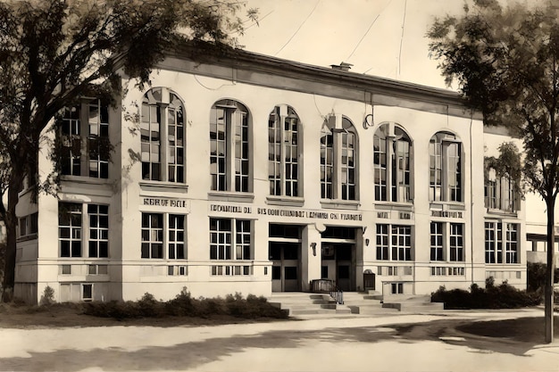 Foto Öffentliches schulgebäude