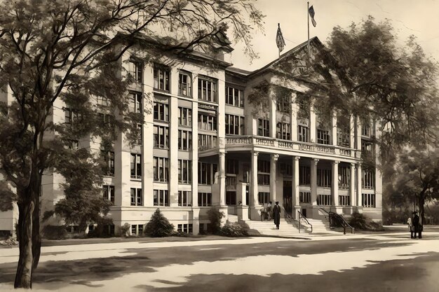 Foto Öffentliches schulgebäude