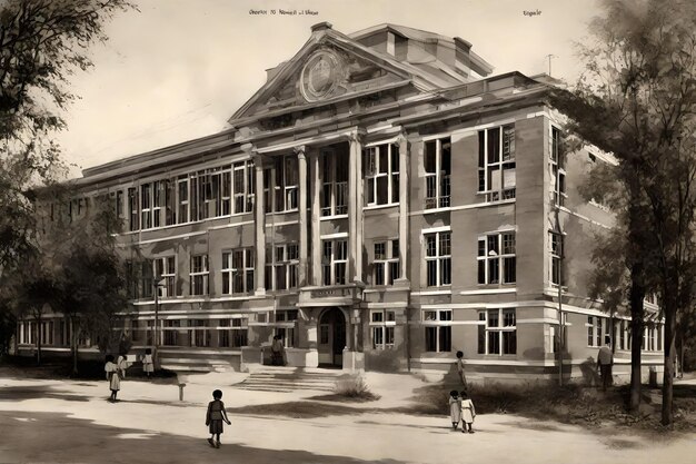 Foto Öffentliches schulgebäude