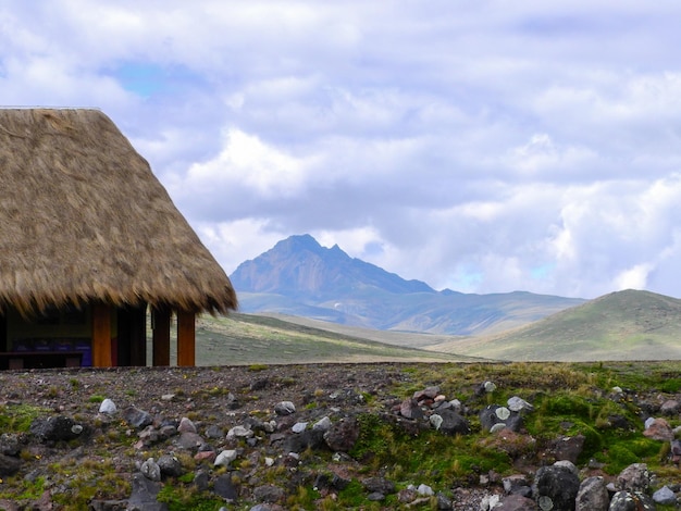 Foto Ökologisches reservat antisana vulkan antisana ecuador