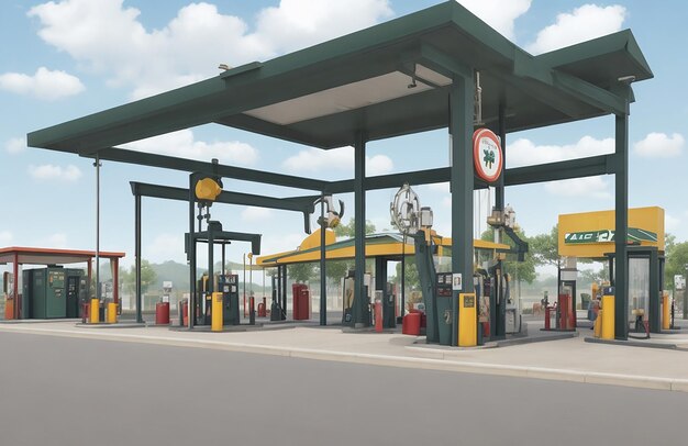 Öl- und Tankstelle