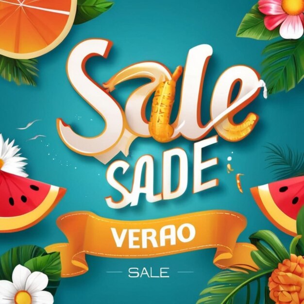 Foto oferta de verão vector verao ilustração vetorial gratuita