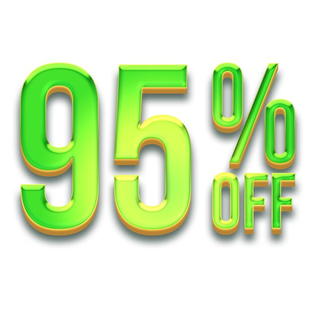 Ofertas de descuento del 95 por ciento Etiqueta con diseño de estilo dulce