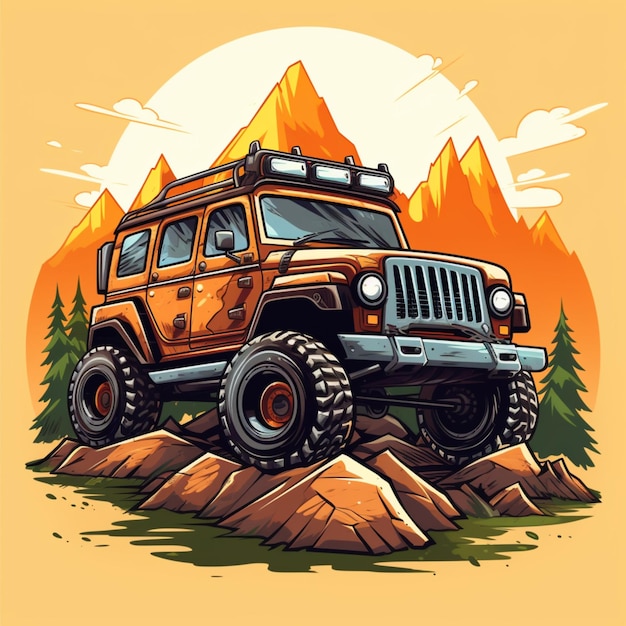 Off-Road-Cartoon-Logo