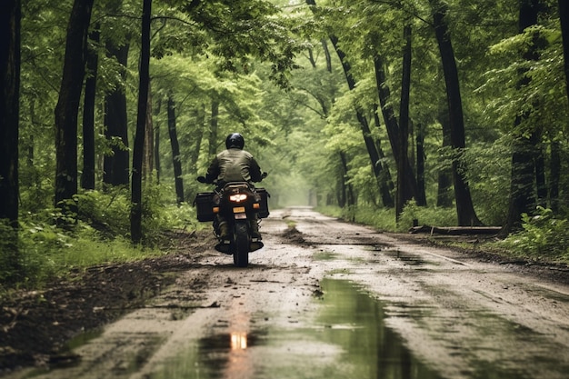 Off the Beaten Path Dirt Road Fahrradfoto