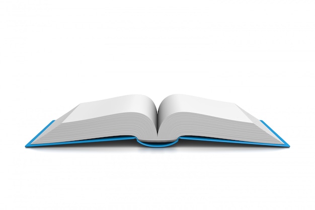 Offenes Buch über Weiß