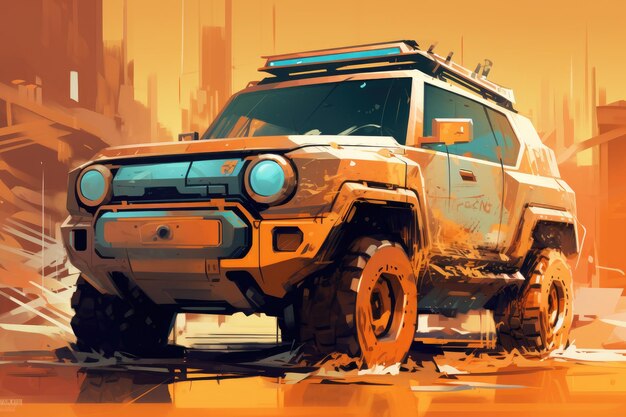 Offroad-SUV-Illustration