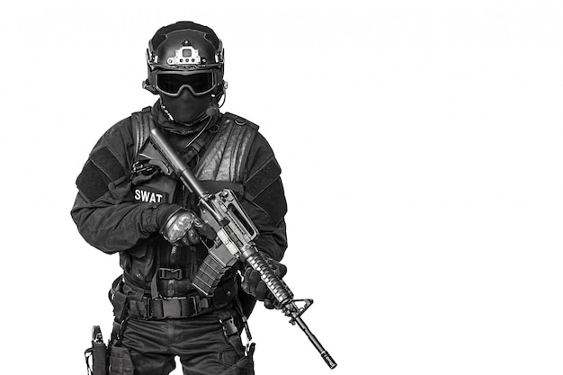 Oficial de polícia spec sws swat