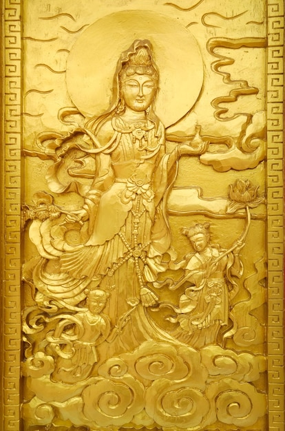 ofício de ouro Guan Yin