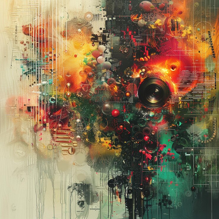 Ofrecer una captura larga cautivadora de arte de medios digitales que encarna la fusión de la creatividad y la tecnología