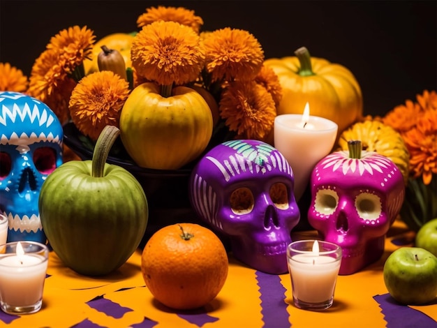 Foto ofrendas de los muertos