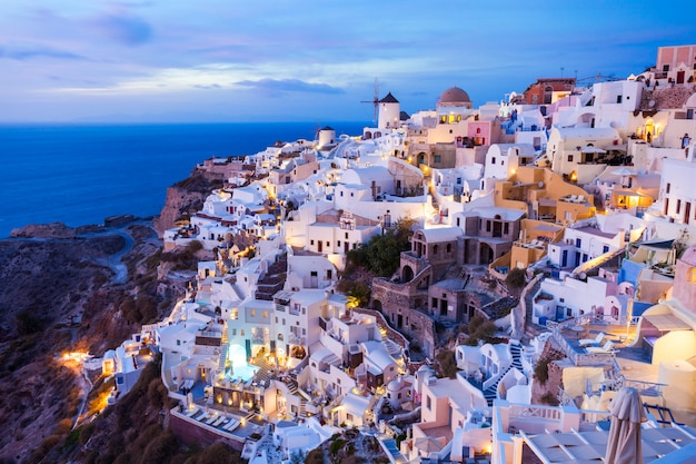 Oia Stadt auf Santorini