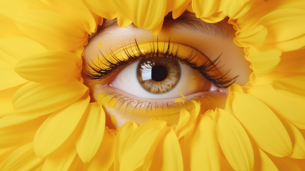 Foto ojo de girasol foto libre fondo hd