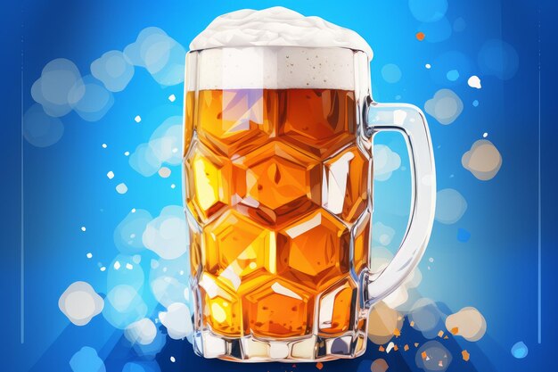 Oktoberfest cerveja mug ale Sol de outono Gerar Ai