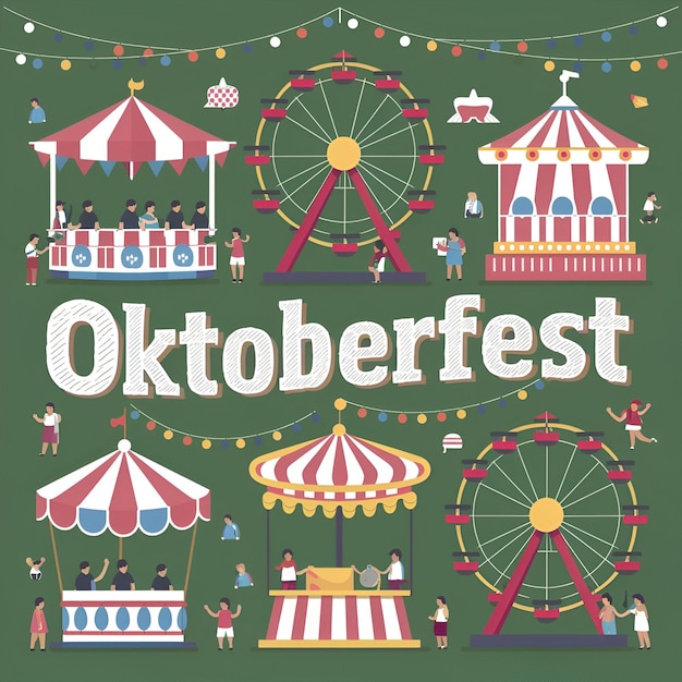 Oktoberfest-Extravaganz zur Feier der bayerischen Tradition und der festlichen Geister