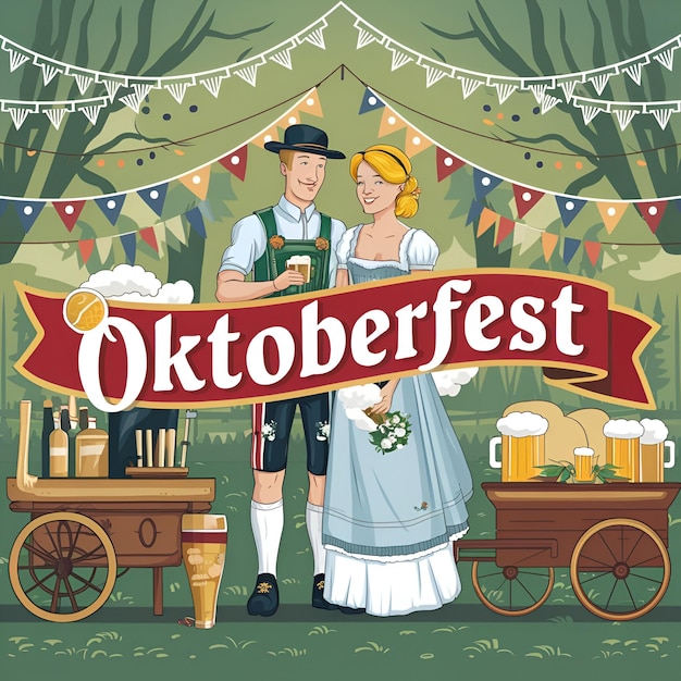 Oktoberfest Extravaganza Celebrando la tradición bávara y los espíritus festivos