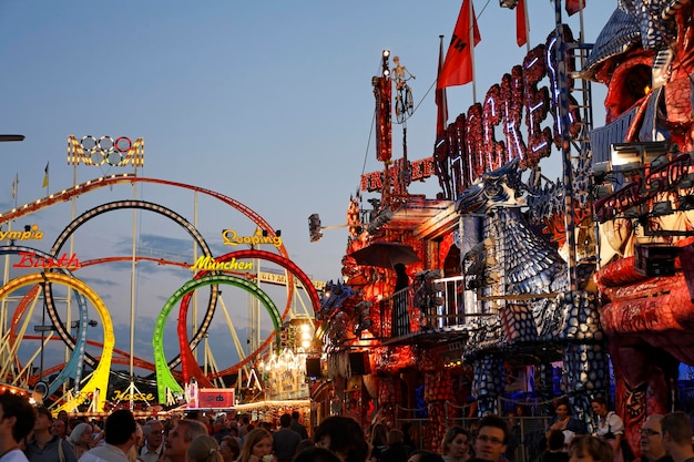 Oktoberfest festival de la cerveza de Munich Baviera Alemania