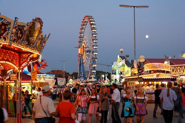 Oktoberfest festival de la cerveza de Munich Baviera Alemania