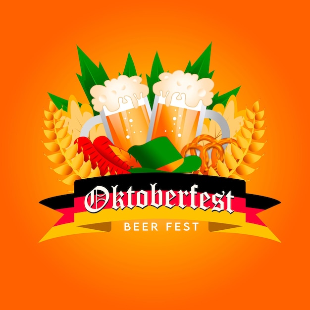 Oktoberfest-logo-degradado-naranja-fondo