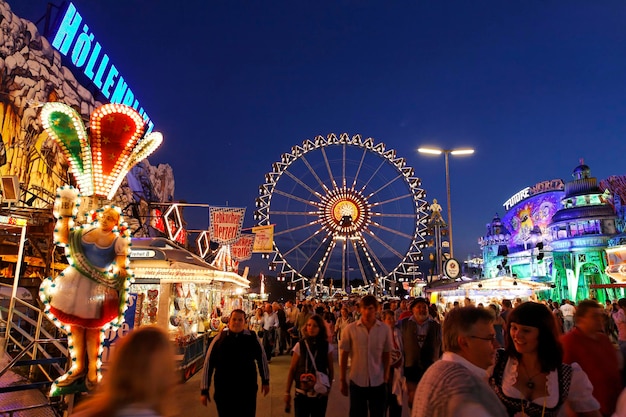 Oktoberfest Münchner Bierfest Bayern Deutschland