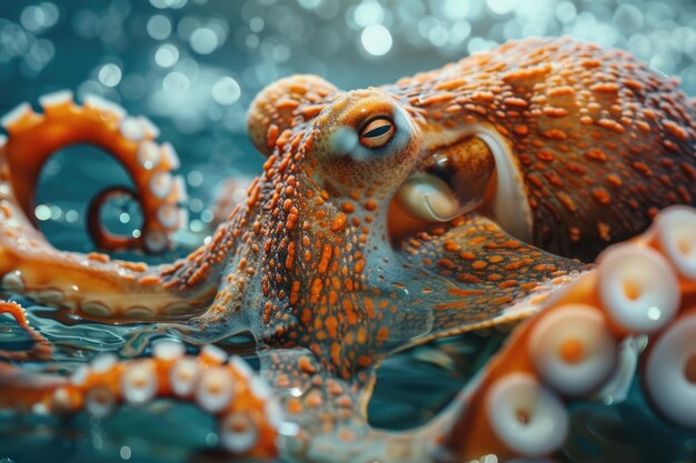 Foto oktopus oktopus im wasser oktopus in wasser octopus octopus